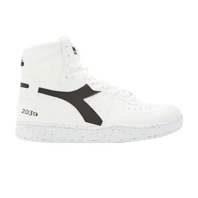 Pre-owned Diadora Mi Basket 2030 'white Black' | Men's Size 4