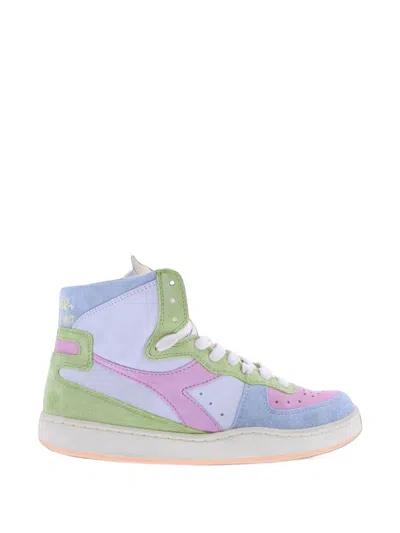 Diadora Mi Basket High-top Sneakers In Blue