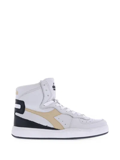 Diadora Mi Basket High-top Sneakers In White
