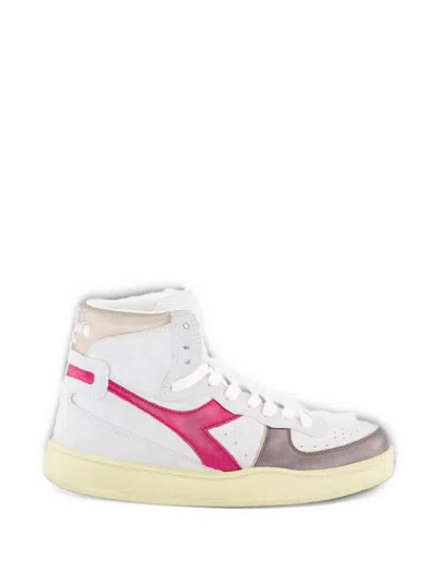 Diadora Mi Basket High-top Sneakers In White