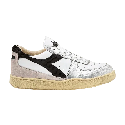 Pre-owned Diadora Mi Basket Low Made In Italy 'white'