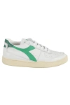 Diadora Sneakers In Bianco Verde Verdeggiante