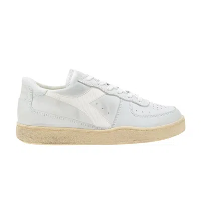 Pre-owned Diadora Mi Basket Low Used 'white'