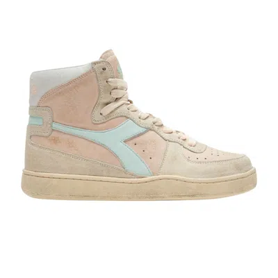 Pre-owned Diadora Mi Basket Pigskin Used 'bellini Pink' | Men's Size 5