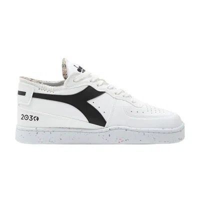 Pre-owned Diadora Mi Basket Row Cut 2030 'white Black'