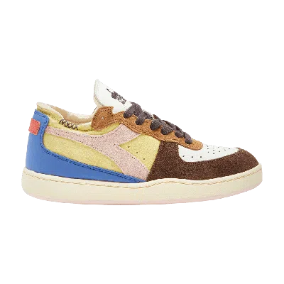 Pre-owned Diadora Mi Basket Row Cut Choco Breakfast 'yellow'