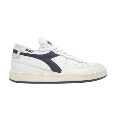 Pre-owned Diadora Mi Basket Row Cut 'white Blue Corsair'