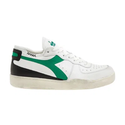 Pre-owned Diadora Mi Basket Row Cut 'white Jelly Bean' | Men's Size 5