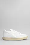 Diadora Mi Basket Sneakers In White Leather In White