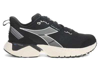 Pre-owned Diadora Mythos Blushield Vigore 2 (women's) Sneakers In Black/whisper White In Multi