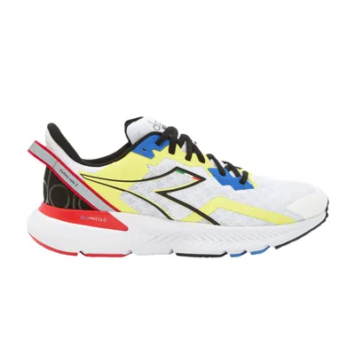 Pre-owned Diadora Mythos Blushield Volo 3 'white Yellow Fluorescent'