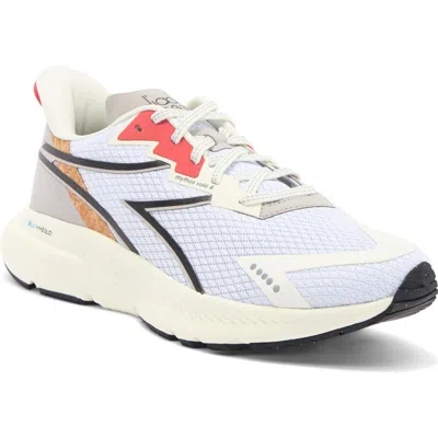 Diadora Mythos Blushield Volo 4 2030 Running Shoe In White/black/cayenne