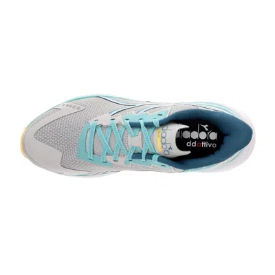 Diadora Mythos Blushield Volo 4 Silver / Dusty Turquoise 180251-d0897 Women's In Animal Print