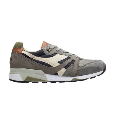 Pre-owned Diadora N9000 Made In Italy 'coal Bone Brown' | Grey | Men's Size 10