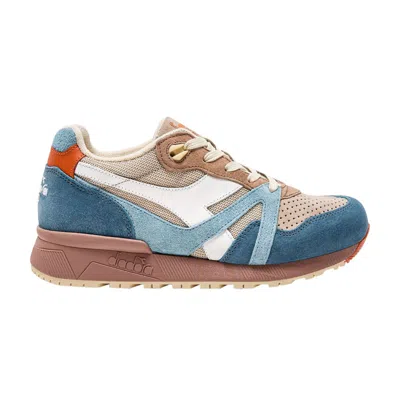Pre-owned Diadora N9000 Made In Italy 'tourney Italia - Blue Beige'