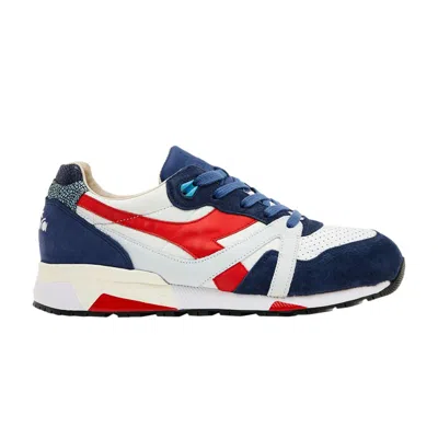 Pre-owned Diadora N9000 Made In Italy 'white True Navy' | Men's Size 10