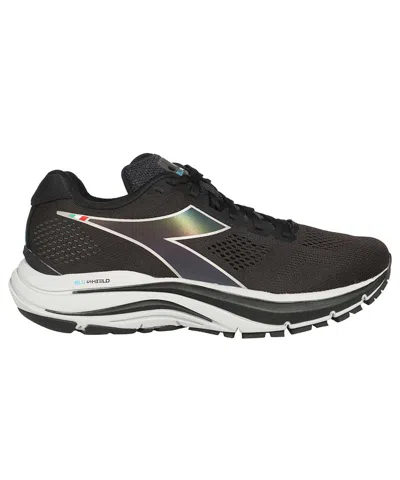 Diadora Nylon Low-top Sneakers In Black