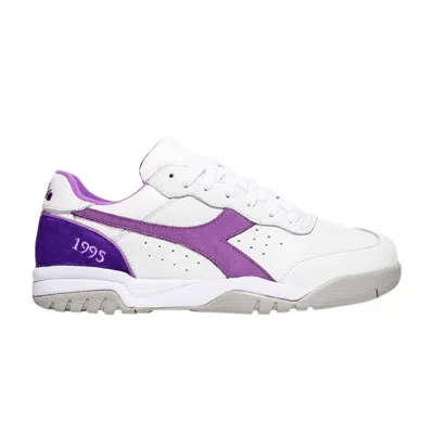 Pre-owned Diadora Packer Shoes X Raekwon X Maverick 'purple Tape' In White