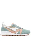 Diadora Panelled Low-top Sneakers In Blue