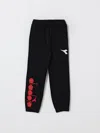 Diadora Pants  Kids Color Black In Black