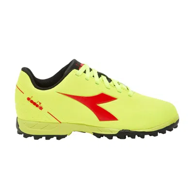 Pre-owned Diadora Pichichi 5 Tf Big Kid 'yellow Fluorescent Red' | Kid's Size 6