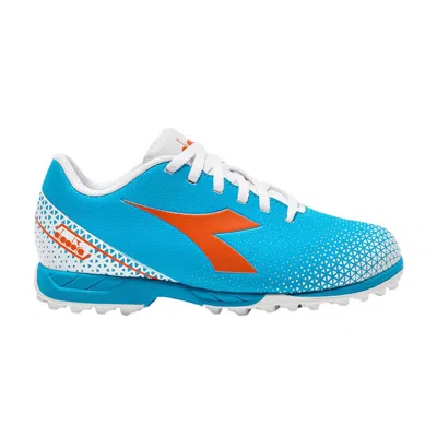 Pre-owned Diadora Pichichi 6 Tf Big Kid 'blue Fluo Orange' | Kid's Size 5.5