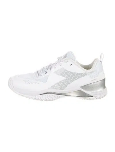 Pre-owned Diadora Printed Sneakers In White