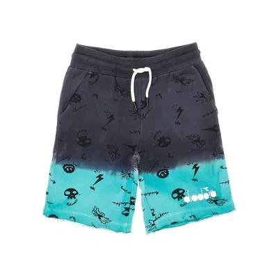 Diadora Printed Sweatshorts Kids In Black