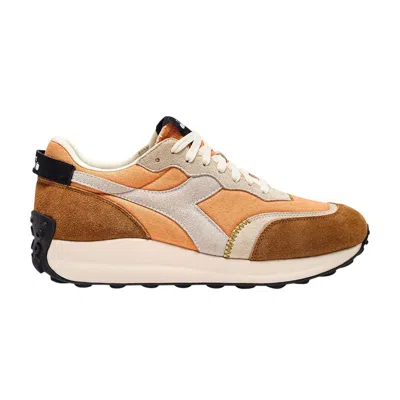 Pre-owned Diadora Race Suede Sw 'autumn Sunset' | Orange | Men's Size 10