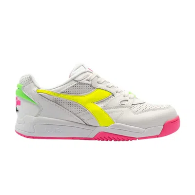 Pre-owned Diadora Rebound Ace 'white Fluo' | Men's Size 6.5