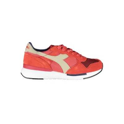 Diadora Red Leather Women Women's Sneaker