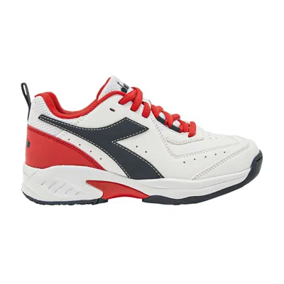 Pre-owned Diadora S.challenge 5 Sl Big Kid 'white Fiery Red' | Kid's Size 10.5