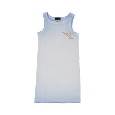 Diadora Shed-out Ribbed Mini Dress Kids In Blue