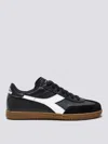 Diadora Logo-patch Low-top Sneakers In Schwarz