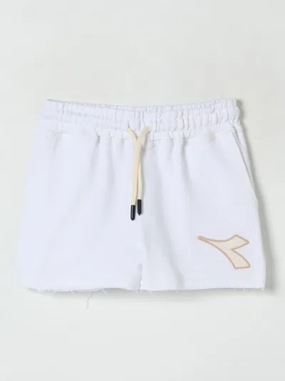 Diadora Kids' Shorts  Kinder Farbe Weiss In White