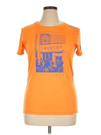 Pre-owned Diadora Short Sleeve T-shirt In Orange