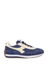 Diadora Men Blue Lace Up Sneakers, 8.5 Luxury Sneakers For Men Darveys In Blue