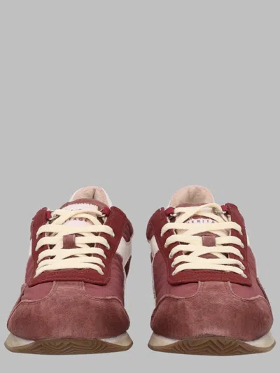 Diadora Sneakers Men Color White In Burgundy