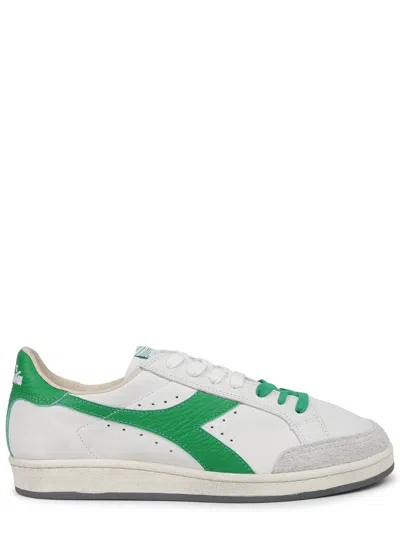 Diadora Prestige Used Leather Sneakers For Men In Multi