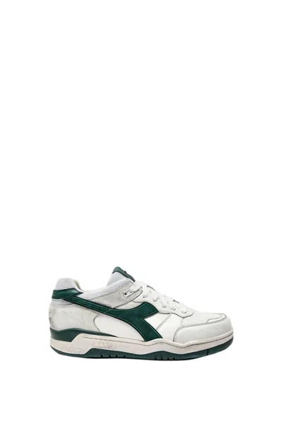 Diadora Sneakers B.560 Used In Bianco Verde Bistro