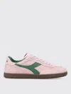 Diadora Men Pink Lace Up Sneakers, 6 Luxury Sneakers For Men Darveys In Pink
