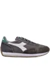 Diadora Suede-panel Sneakers In Gray
