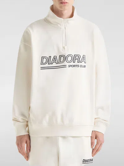 Diadora Sweatshirt  Men Color White In Weiss