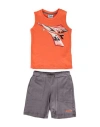 Diadora Babies'  Toddler Boy Co-ord Orange Size 6 Cotton