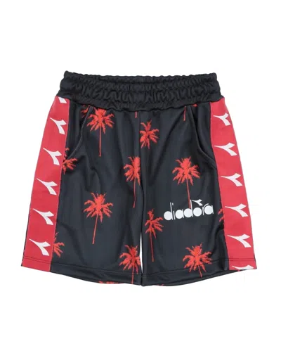 Diadora Babies'  Toddler Boy Shorts & Bermuda Shorts Black Size 4 Polyester