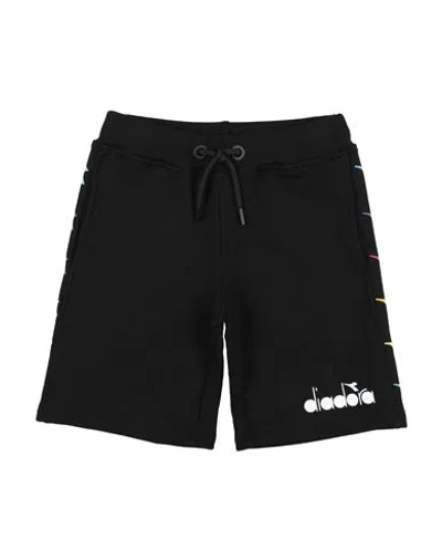 Diadora Babies'  Toddler Boy Shorts & Bermuda Shorts Black Size 6 Cotton