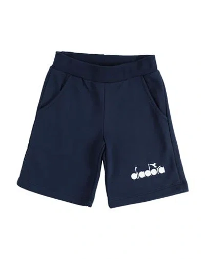 Diadora Babies'  Toddler Boy Shorts & Bermuda Shorts Navy Blue Size 6 Cotton