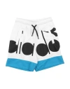 Diadora Toddler Boy Shorts & Bermuda Shorts White Size 4 Polyester In White