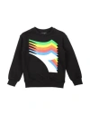 Diadora Toddler Boy Sweatshirt Black Size 6 Cotton In Black