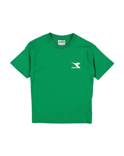 Diadora Babies'  Toddler Boy T-shirt Green Size 6 Cotton